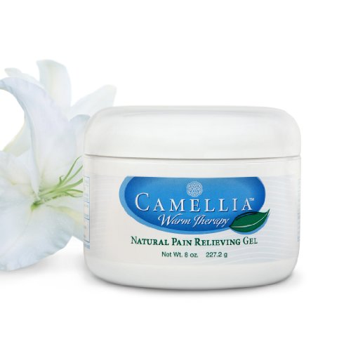 Camellia ® Warm Therapy Natural Pain Relieving Gel 8oz. Pain Relief for Back Pain, Arthritis,sore Muscles and More
