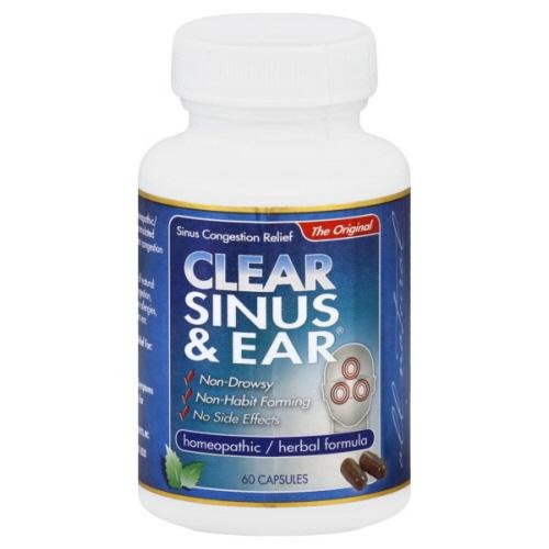 Clear Products Clear Sinus and Ear -- 60 Capsules