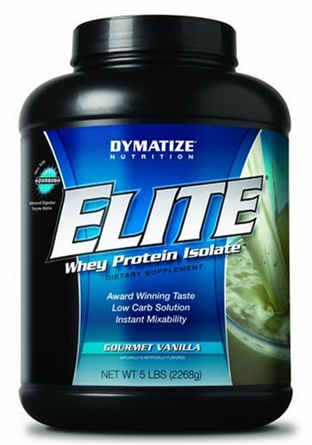 Dymatize Nutrition Elite Whey Protein Powder, Gourmet Vanilla, 5 Pound