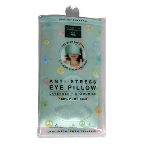 Earth Therapeutics Mind/Body Therapy Anti-Stress Eye Pillow, Lavender + Chamomile, 1 pillow (Pack of 2)