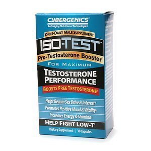IsoTest Low-T Booster from Cybergenics Pro-Testosterone Booster Once A Day for the Best Ageless Male Supplement As Seen On TV