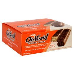 ISS Oh Yeah! Protein Wafer, Peanut Butter Cup (Pack of 9)