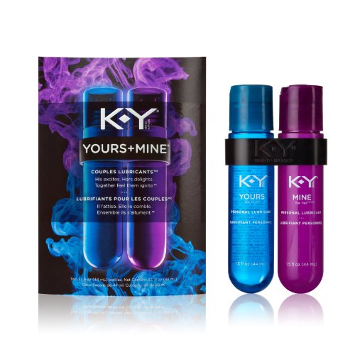 K-Y Yours + Mine Couples Lubricant, 1.5-Ounce, 2-Count Bottles