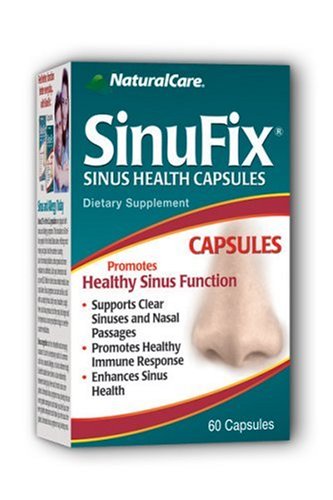 NaturalCare SinuFix Capsules, Promotes Healthy Sinus Function , 60 Count
