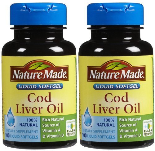 Nature Made Cod Liver Oil, Liquid Softgels, 100 ct.
