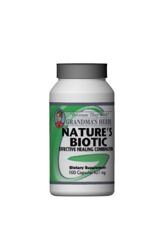 Nature's Biotic - All Natural Healing Combination - Fights Infection - 100 Capsules