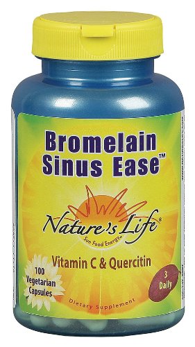 Nature's Life - Bromelain Sinus Ease, 100 veggie caps