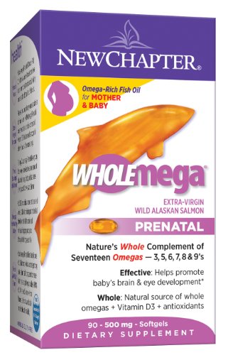 New Chapter Wholemega Prenatal 500 Mg, 90-Count