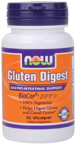 NOW Foods Gluten Digest Enzymes, 60 Vcaps