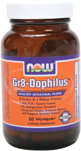 NOW Foods Gr 8 Dophilus Enteric Coated, 60 Vcaps