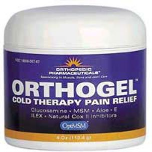 Orthogel Advanced Cold Therapy Pain Relief Gel- 4 oz. Jar
