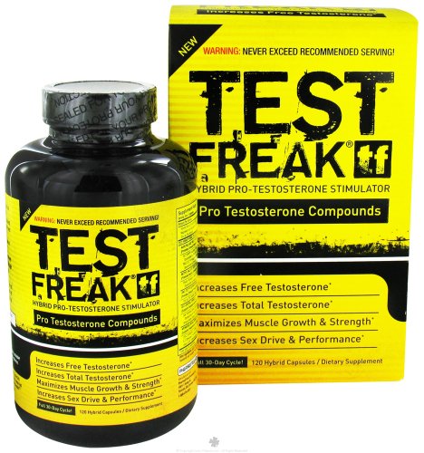 PharmaFreak Technologies - Test Freak Hybrid Pro-Testosterone Stimulator - 120 Capsules