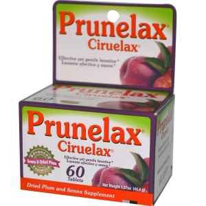 Prunelax Kosher Ciruelax Gentle Laxative Tablets 60 Tablets [Health and Beauty]