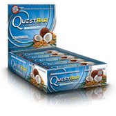Quest Bar 100% Natural Coconut Cashew - Low Carb, High Protein Bars that are High Fiber and Gluten Free