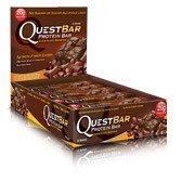Quest Nutrition Protein Bars, Chocolate Brownie, (Pack of 12)