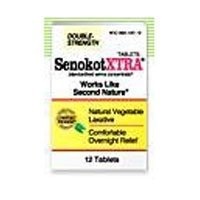 Senokot Xtra natural vegetable laxative tablets for occasional constipation - 12 ea