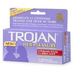 Ses chevaux de Troie préservatifs en latex de plaisance, lubrifiant spermicide, 12-Count Boxes (Pack de 3)