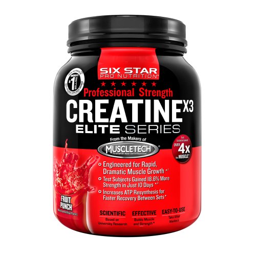 Six Star Professional Strength Creatine, Fruit Punch, 2.5-Pound