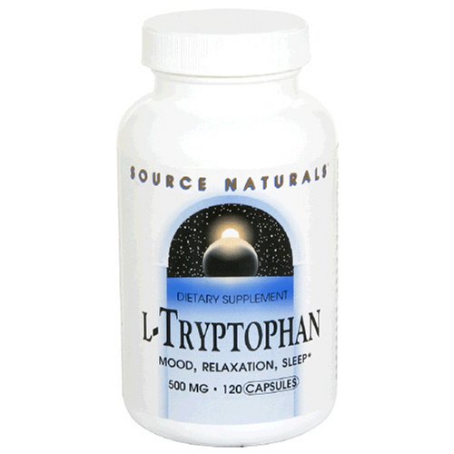 Source Naturals L-tryptophane 500 mg, 120 Capsules