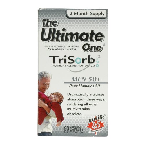 The Ultimate One Trisorb Men, 50+ Caplets, 60 Count