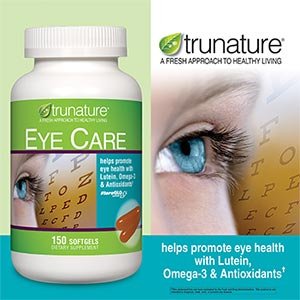 TruNature Formule avec lutéine Eye Care, oméga-3 et les antioxydants - 150 gélules