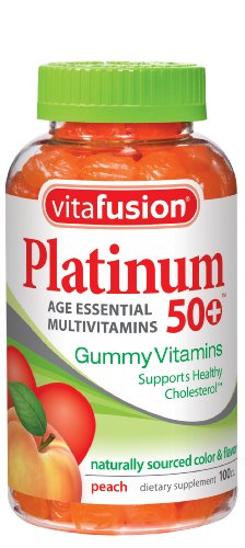 Vitafusion Platinum Gummy Vitamins, 100 Count