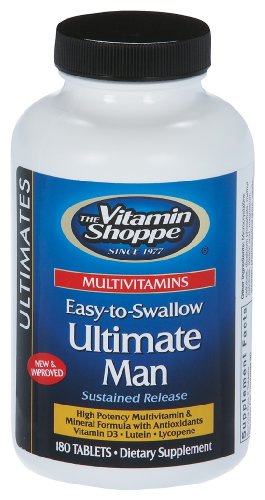 Vitamin Shoppe - Ultimate Man Multivitamin, 180 Tablets