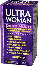 Vitamin World Ultra Woman Daily Women's Multi Vitamin, 180 Caplets