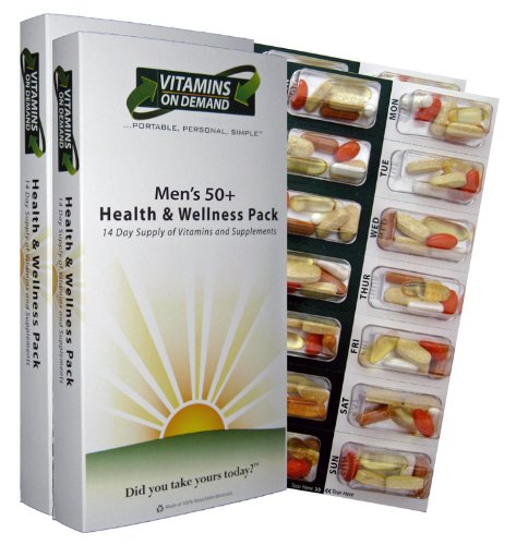 Vitamins On Demand Men's 50+ Health and Wellness Vitamin Pack