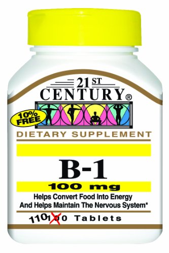 21e siècle B-1 comprimés, 100 mg, 110 Count