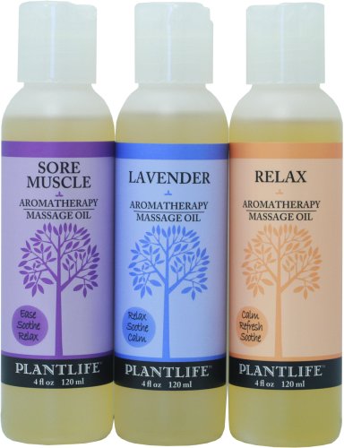 Aromathérapie Massage Huile Plantlife-3 Pack