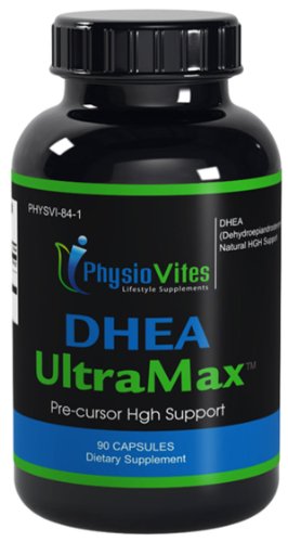 Bâtiment DHEA Muscle Workout UltraMax Et supplément de DHEA 100mg Phyiovites 90 capsules 1 Bouteille