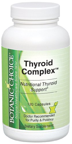 Botanic Choice thyroïde Capsules complexes, 120 Count
