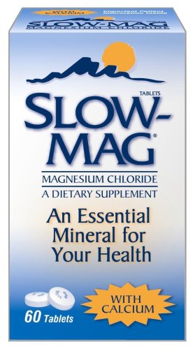 Chlorure de magnésium Slow-Mag avec du calcium, comprimés, 60 comprimés (lot de 2)