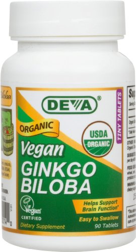 Deva Vegan Gingko Biloba 300mg 90 comprimés