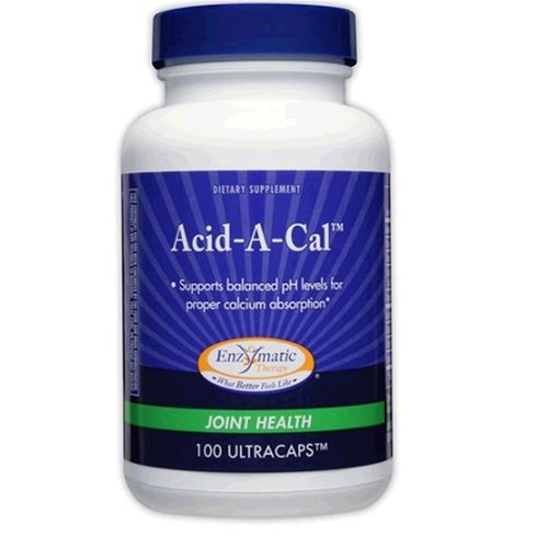 Enzymatic Therapy Acid-A-Cal, 100 Capsules