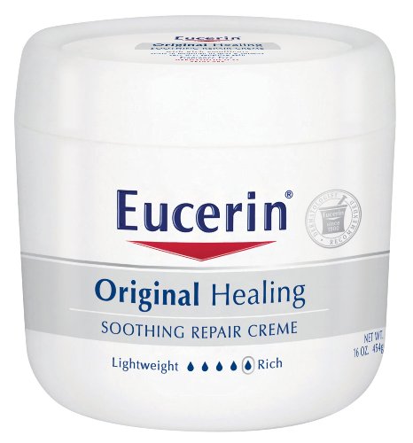 Eucerin originale de guérison apaisante Crème Repair, 16-Ounce Jars (Pack de 2)