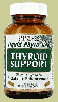 Gaia Herbs - Soutien de la thyroïde, 60 capsules