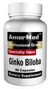 Ginko Biloba poudre de feuilles de -450 mg - 120 capsules par Amermed