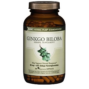 GNC Herbal Ginkgo Biloba plus 300 Capsules