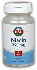 KAL - Niacine, 250 mg, 100 comprimés