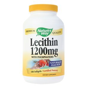 La lécithine Natures Way, 1200mg 100 Capsules