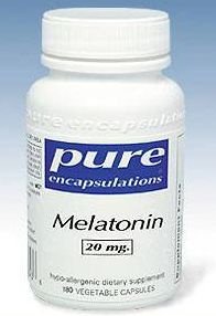 La mélatonine Pure Encapsulations 20 mg - 180 capsules