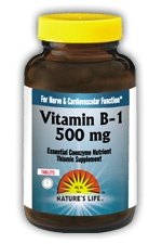 La nature de la vie B-1 comprimés, 500 mg, 50 Count