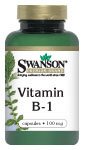 La vitamine B-1 (thiamine) 100 mg 250 Caps par Swanson Premium