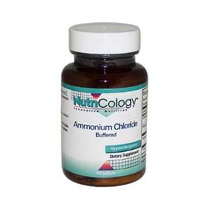 Le chlorure d'ammonium Nutricology, Tablets, 90-Count