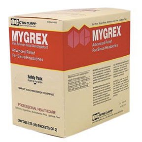 Medique MYGREX COMPRIMÉS MAUX DE TÊTE soulagement de la douleur INDUSTRIELLE PAQUETS 150x2