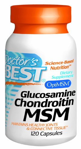 Meilleur médecin de glucosamine / chondroïtine / MSM, Capsules, 120-Count
