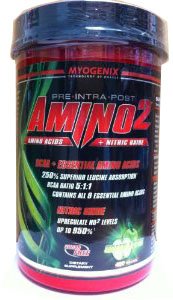 Myogenix Amino2 Fruit Punch 420 grammes Pre Workout Message Intra