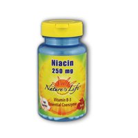 Nature comprimés de niacine vie, 250 mg, 250 Count